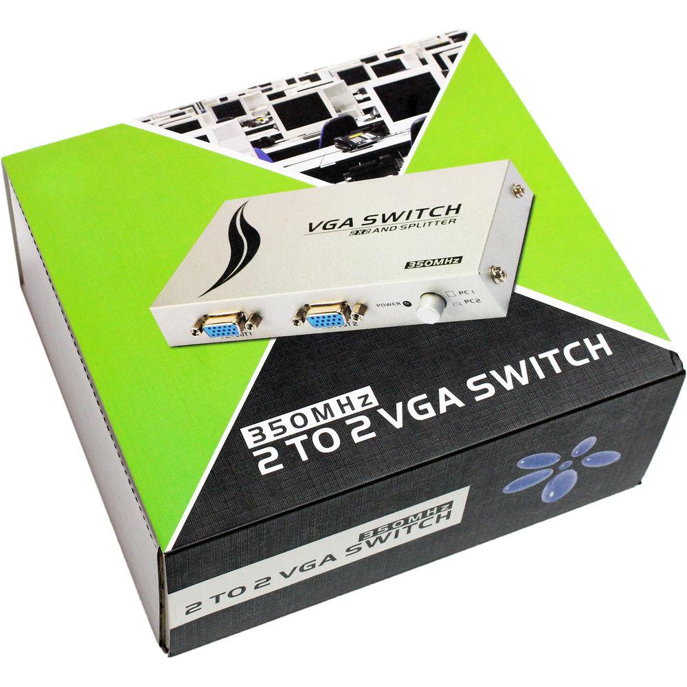 Tera Grand 2 x 2 VGA Switch and Splitter, Tera, Grand, 2, x, 2, VGA, Switch, Splitter