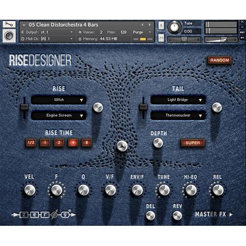 Zero-G Rise Designer - Sample Library