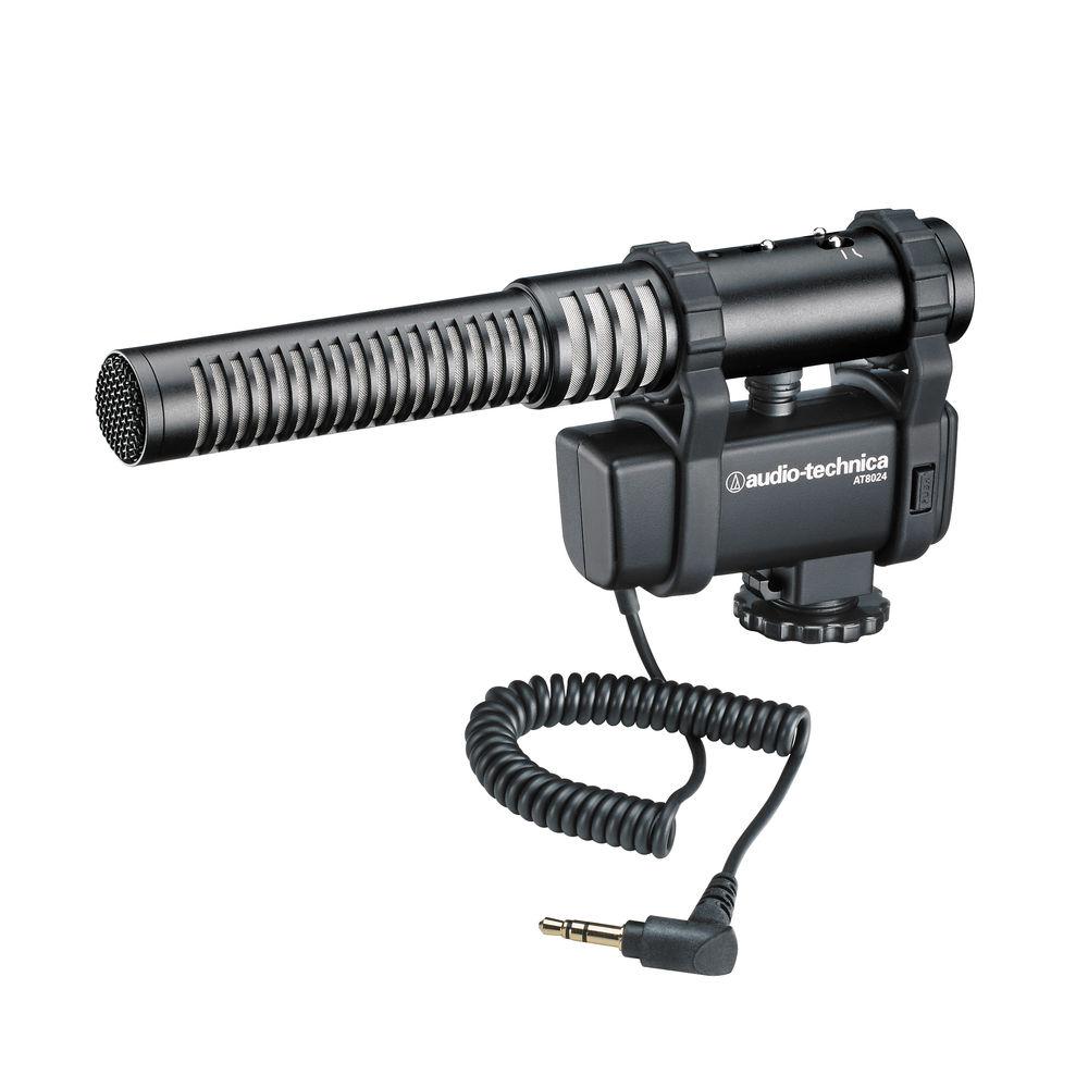 Audio-Technica AT8024 Stereo Mono Camera-Mount Microphone