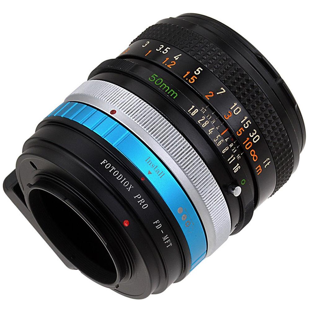 FotodioX Pro Lens Mount Adapter for Canon FD Mount Lens to Micro Four Thirds Mount Camera
