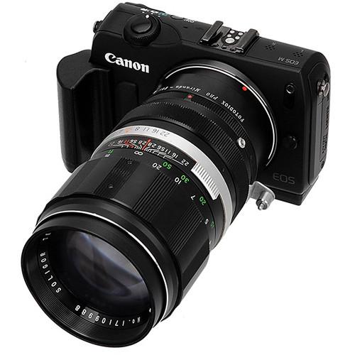 FotodioX Pro Lens Mount Adapter for Miranda-Mount Lens to Canon EF-M Mount Camera