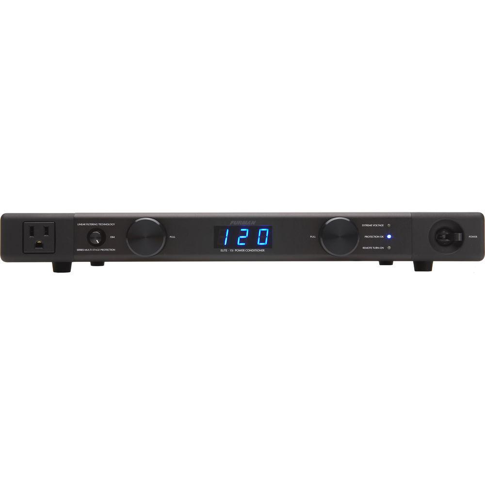Furman Linear Filtering AC Power Source Conditioner with Retractable LED Lamps