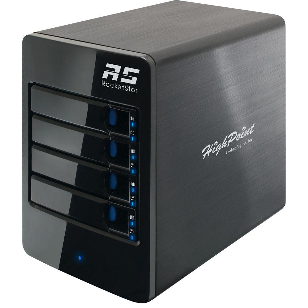 HighPoint RocketStor 6314A 4-Bay Thunderbolt 2 RAID Enclosure