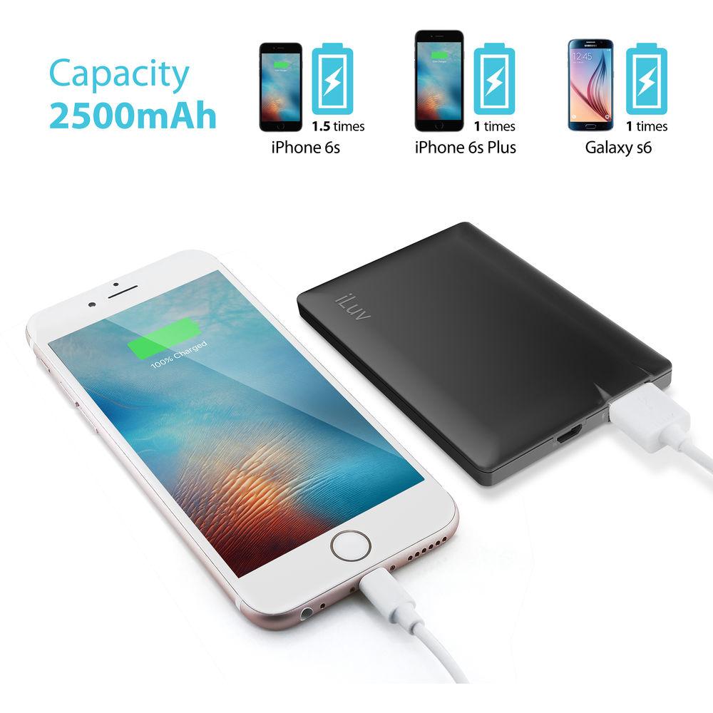 iLuv myPower25 2500mAh Slim Portable Battery Pack