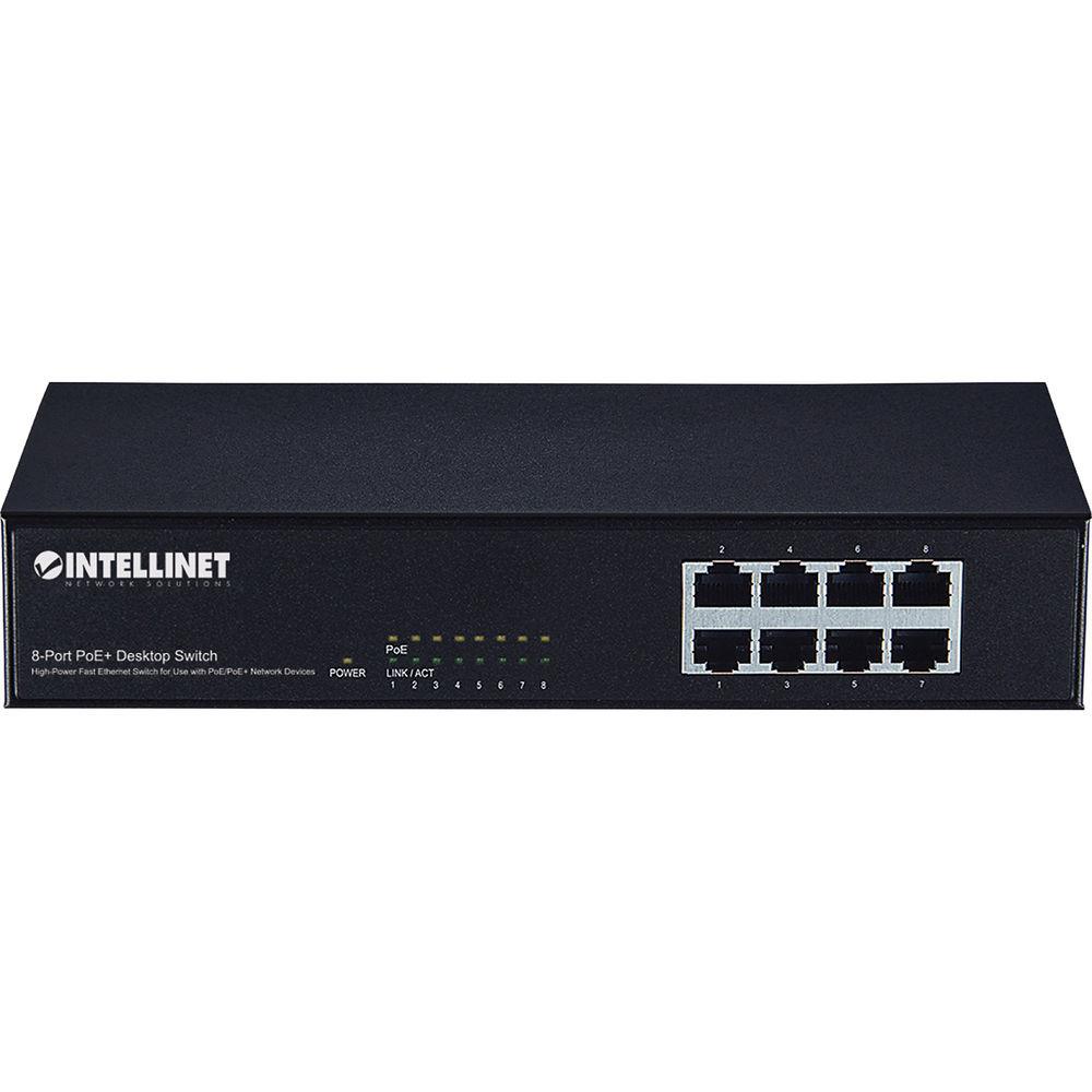 Intellinet 8-Port Fast Ethernet PoE Switch