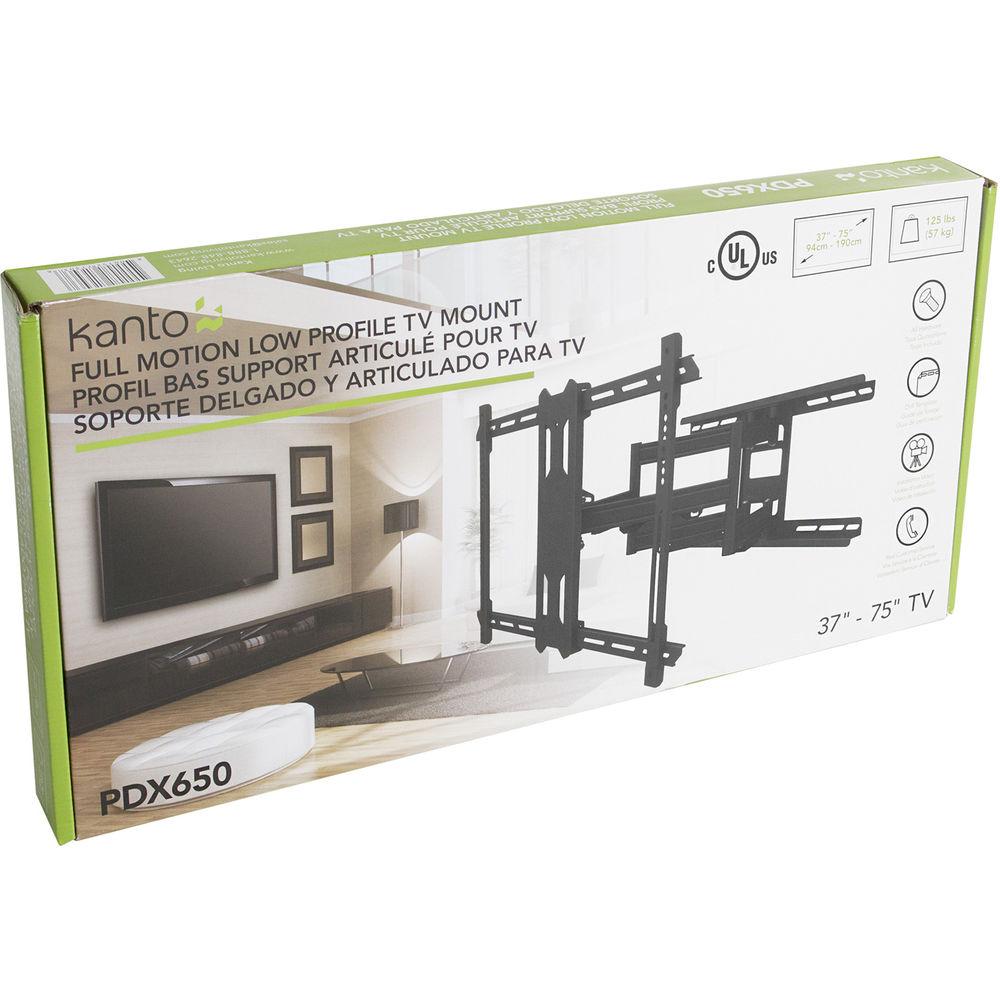 Kanto Living PDX650 Full-Motion Wall Mount for 37 to 75" Displays