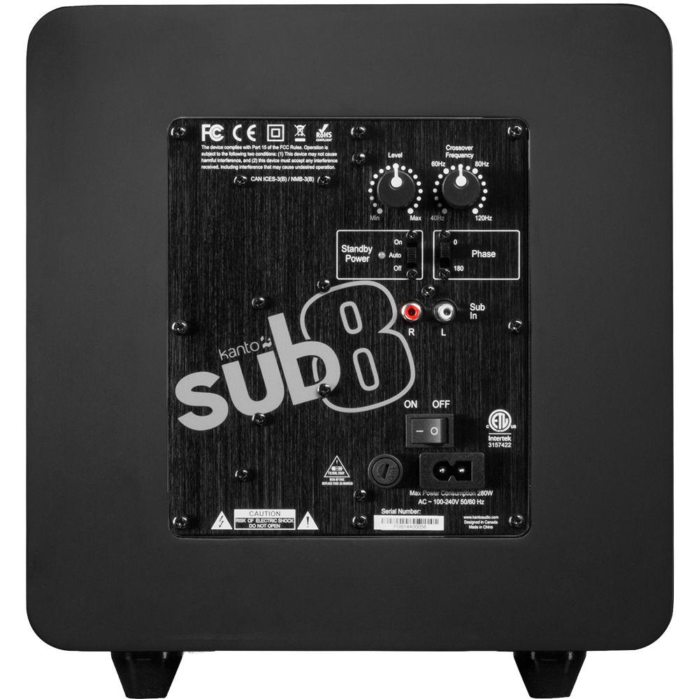 Kanto Living sub8 125W 8" Active Subwoofer