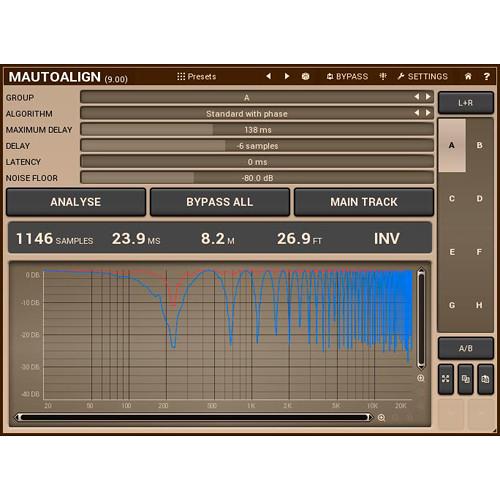 MeldaProduction MAutoAlign - Automatic Delays and Phase Inversions Plug-In