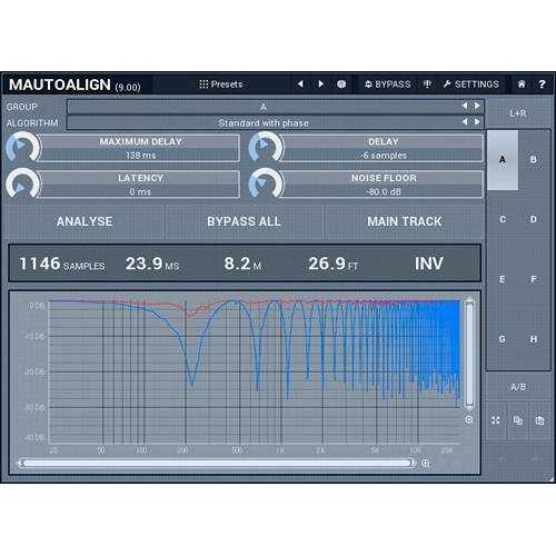 MeldaProduction MAutoAlign - Automatic Delays and Phase Inversions Plug-In
