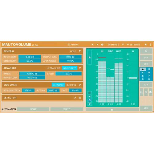 MeldaProduction MAutoVolume - Automatic Gain Riding Plug-In