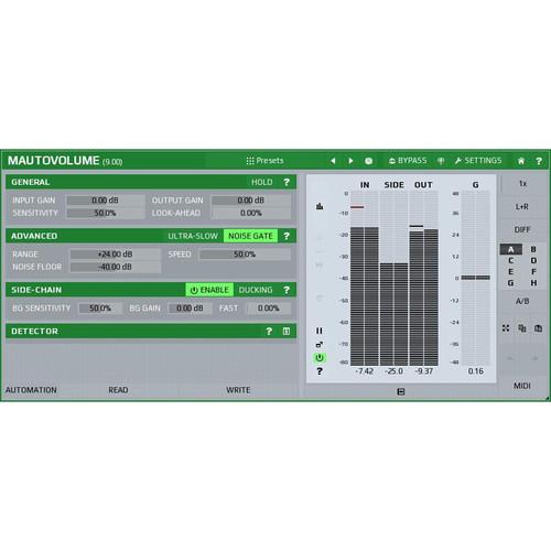 MeldaProduction MAutoVolume - Automatic Gain Riding Plug-In