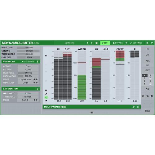 MeldaProduction MDynamicsLimiter - Transparent Loudness Plug-In