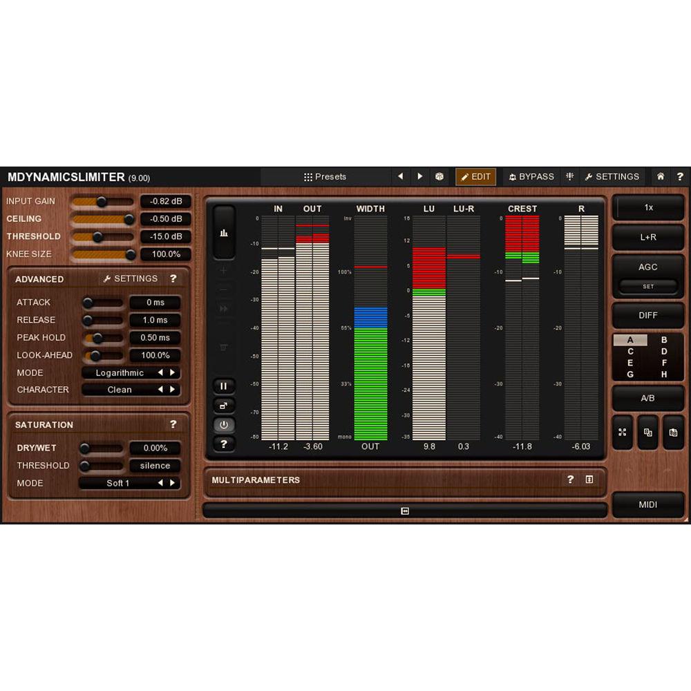 MeldaProduction MDynamicsLimiter - Transparent Loudness Plug-In