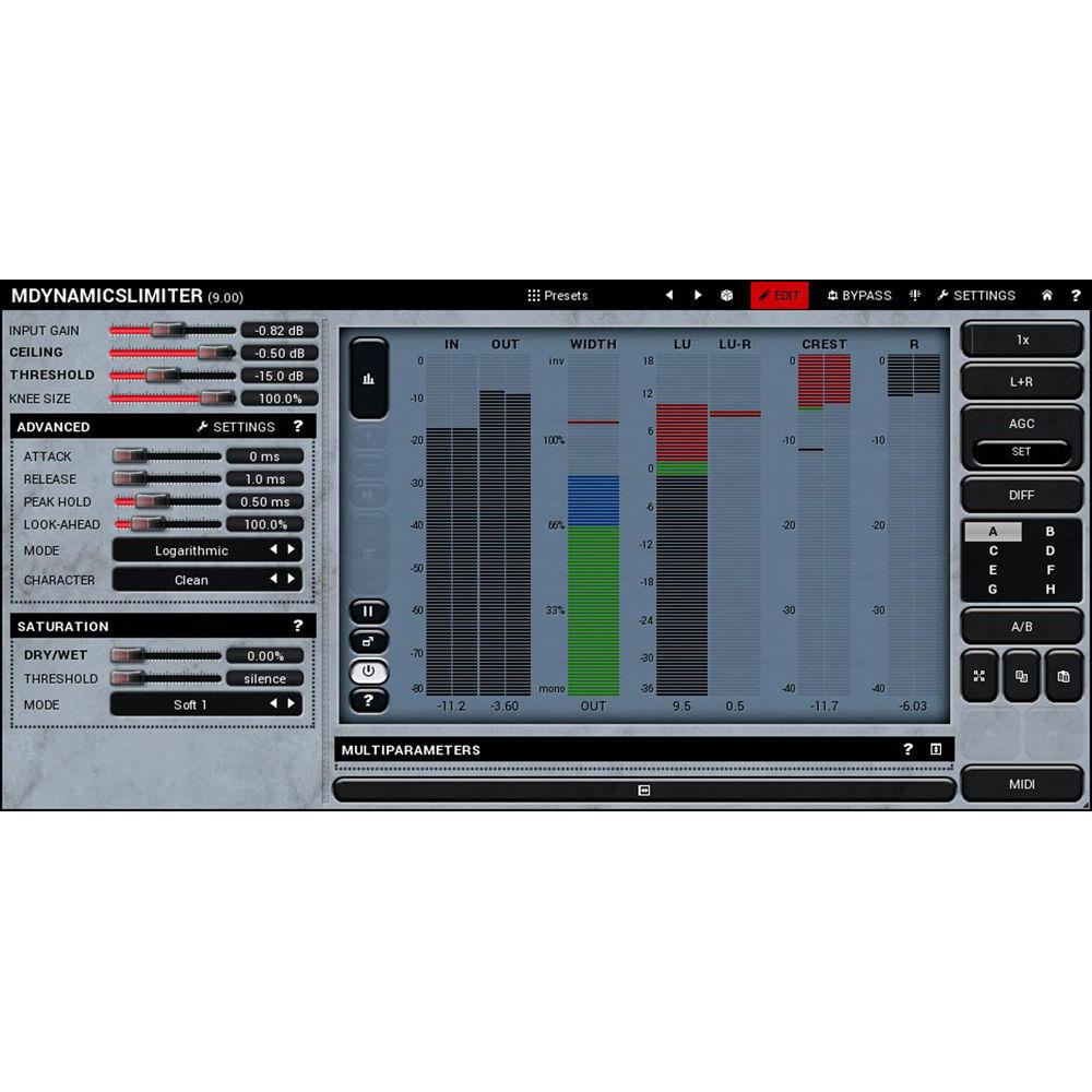 MeldaProduction MDynamicsLimiter - Transparent Loudness Plug-In