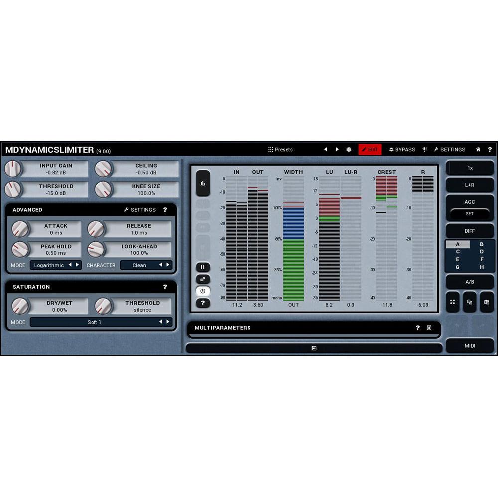 MeldaProduction MDynamicsLimiter - Transparent Loudness Plug-In