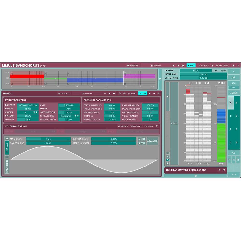 MeldaProduction MMultiBandChorus - Multiband Chorus Plug-In