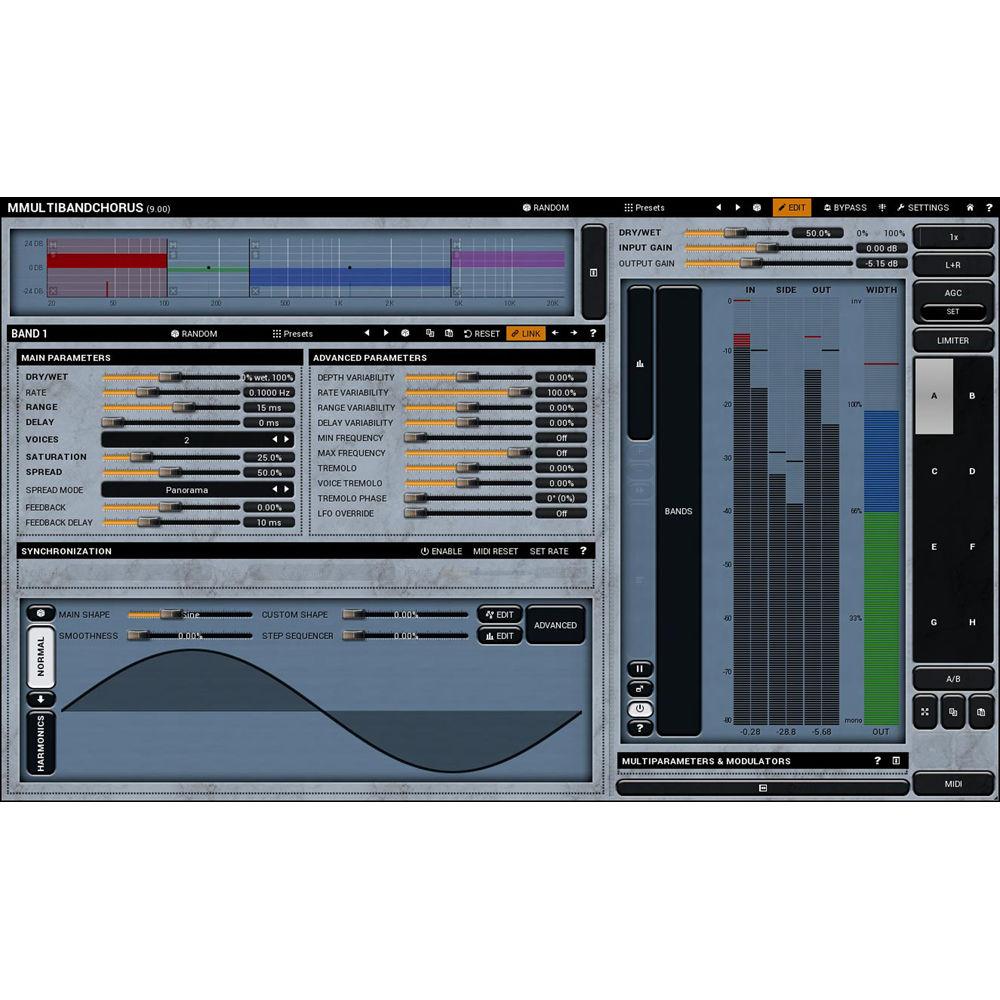 MeldaProduction MMultiBandChorus - Multiband Chorus Plug-In