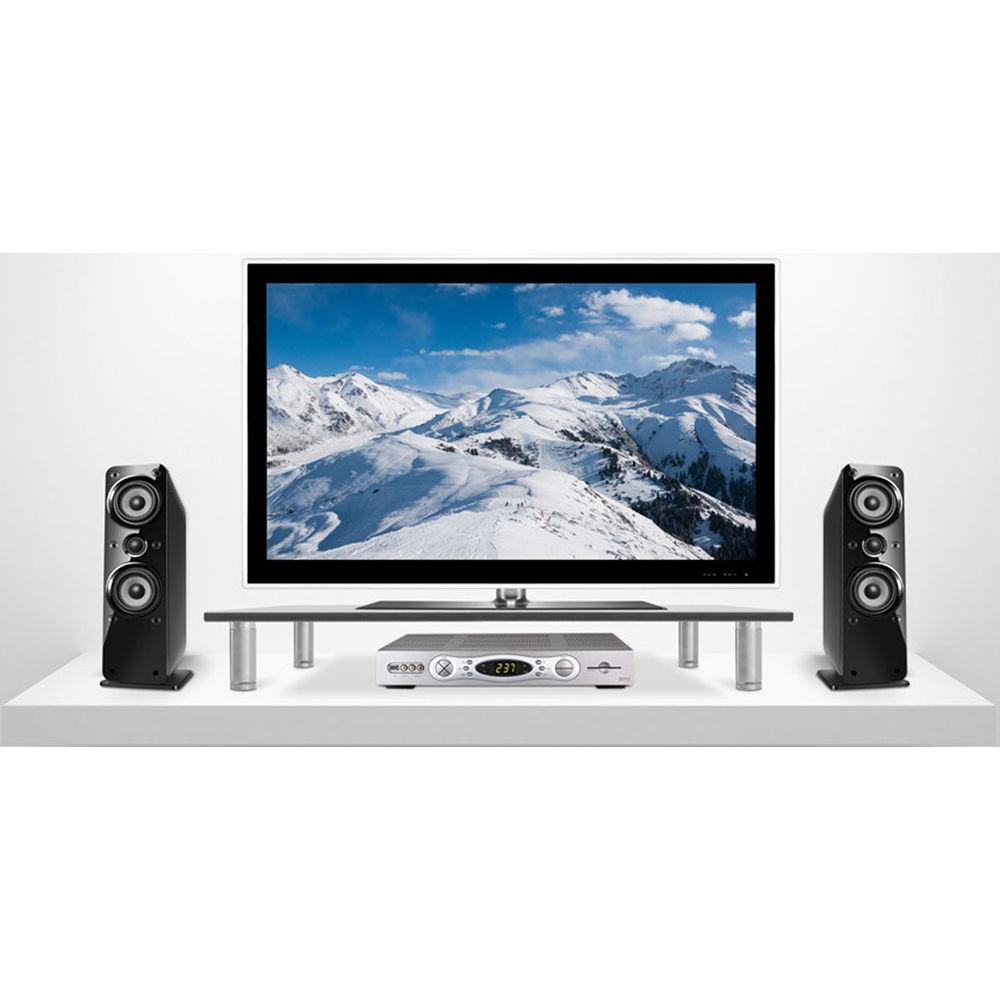 Mount-It! MI-7260 Glass and Aluminum Display Stand