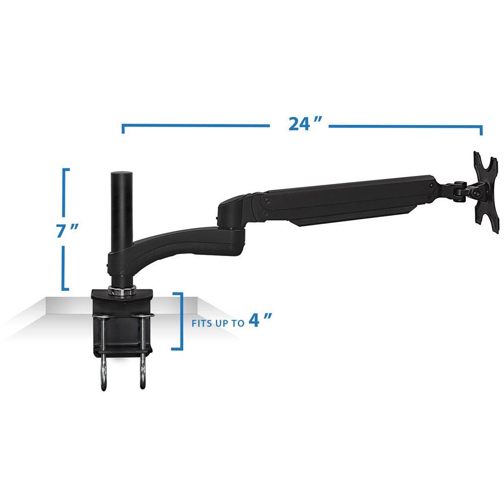 Mount-It! MI-761 Single Spring Arm, Articulating Computer Monitor Desk Mount