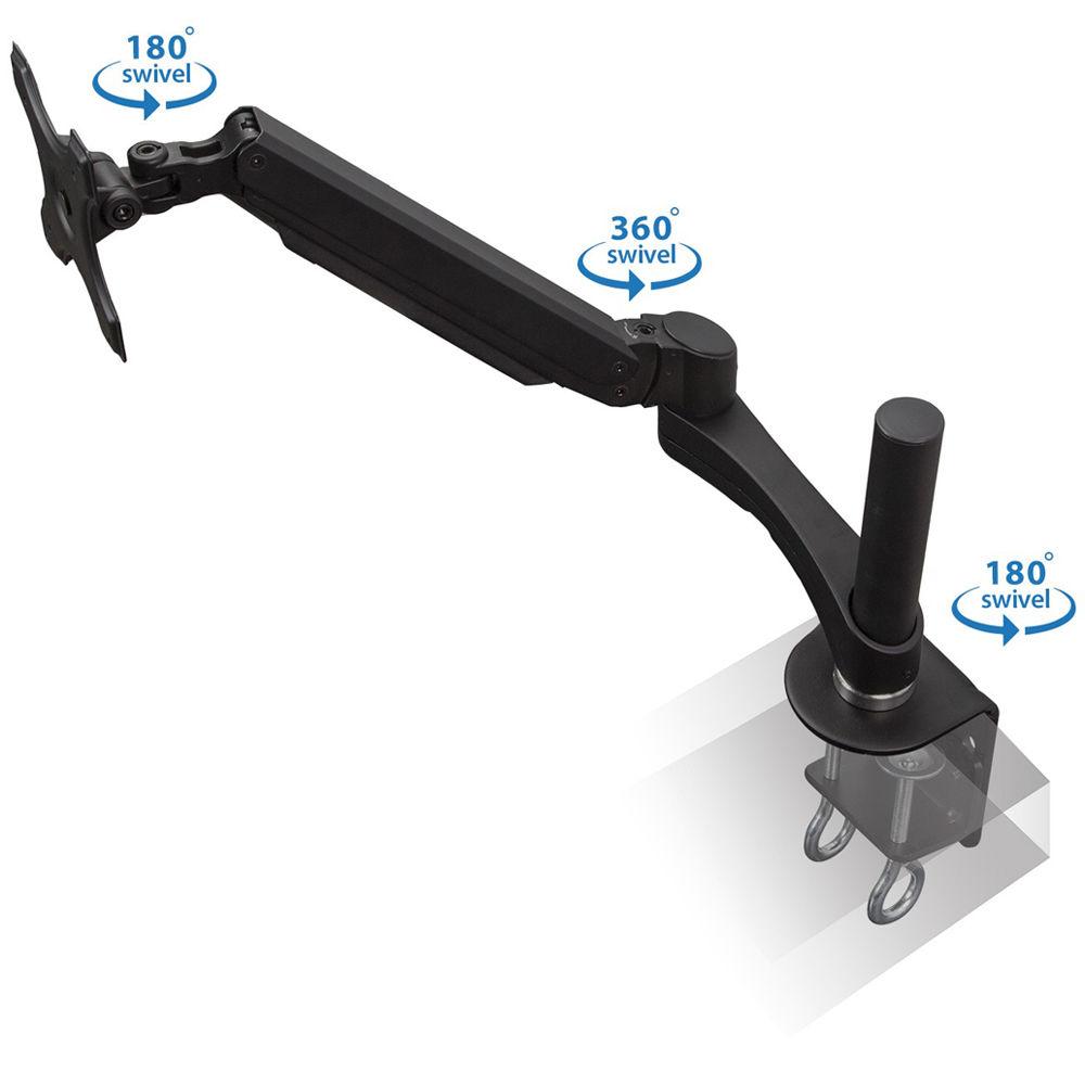 Mount-It! MI-761 Single Spring Arm, Articulating Computer Monitor Desk Mount
