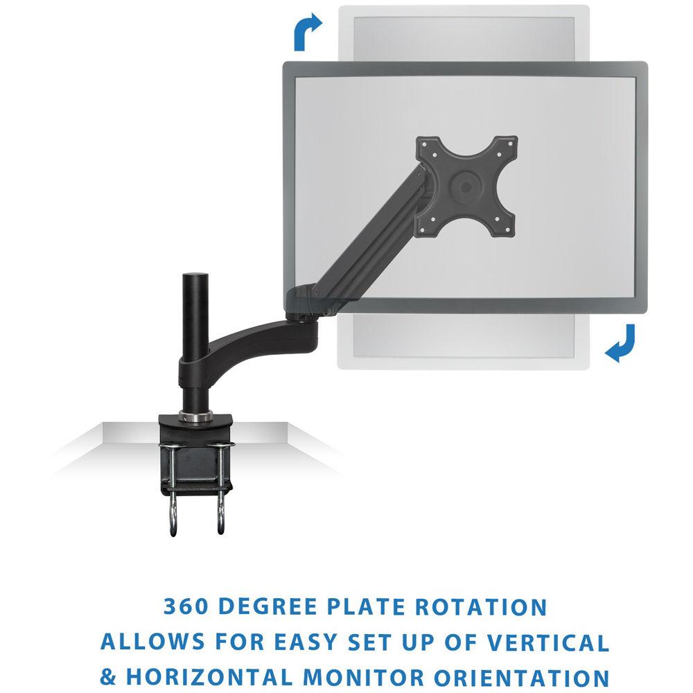 Mount-It! MI-761 Single Spring Arm, Articulating Computer Monitor Desk Mount