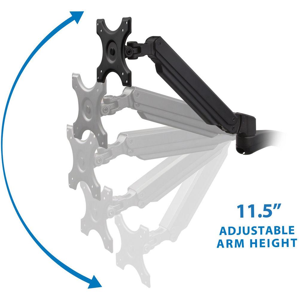 Mount-It! MI-763 Triple Spring Arm, Articulating Computer Monitor Desk Mount