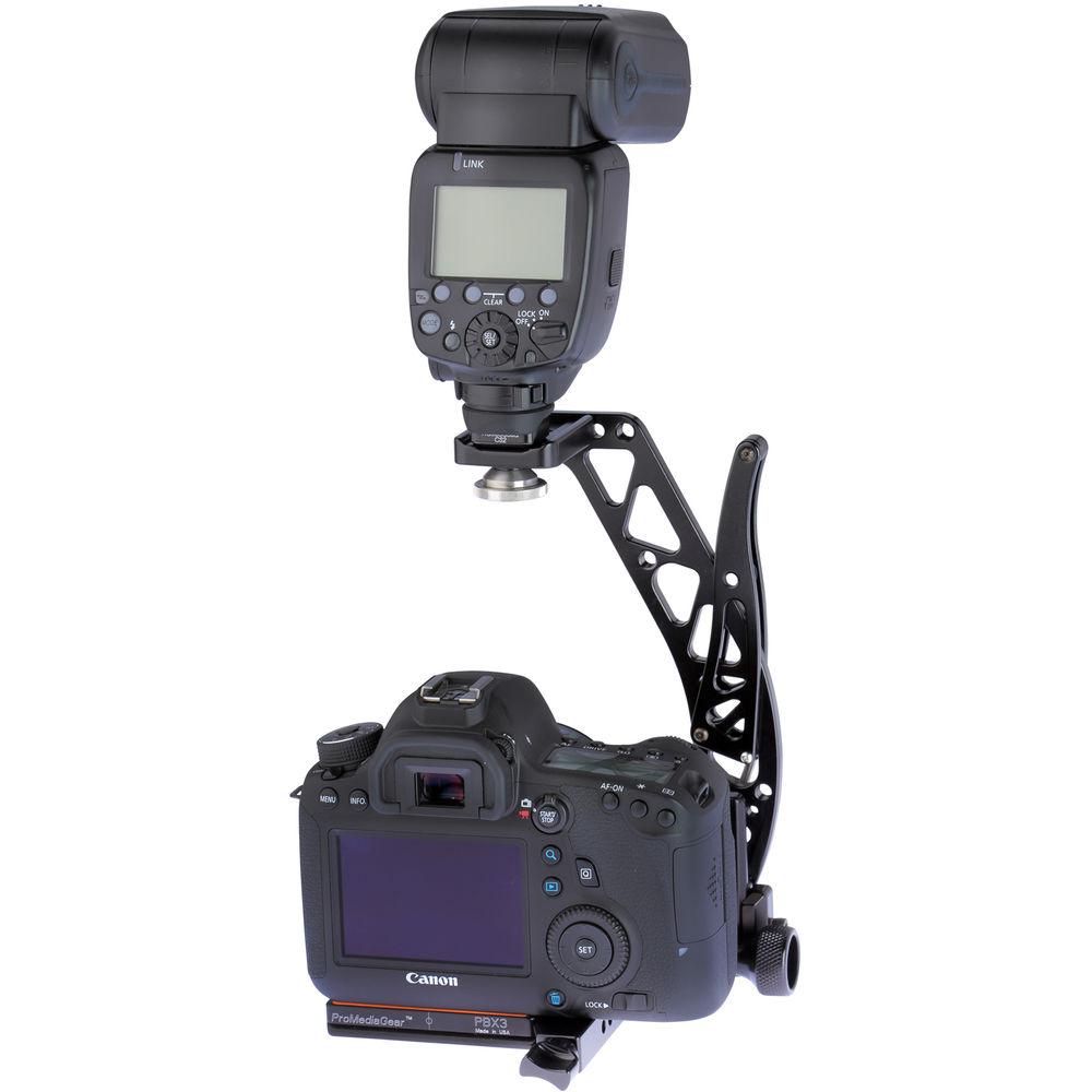 ProMediaGear BBX Boomerang Flash Bracket with Universal QR Plate