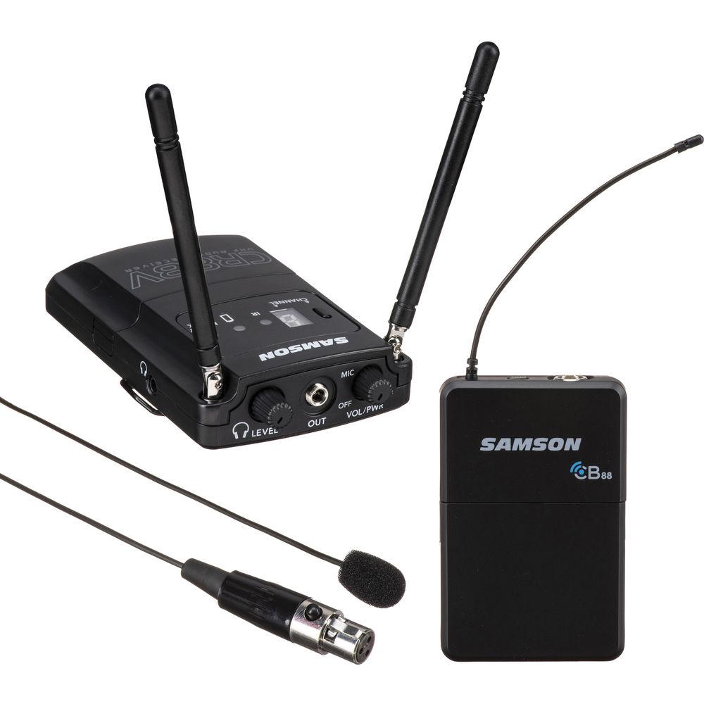 Samson Concert 88 Camera UHF Wireless Lavalier Mic System