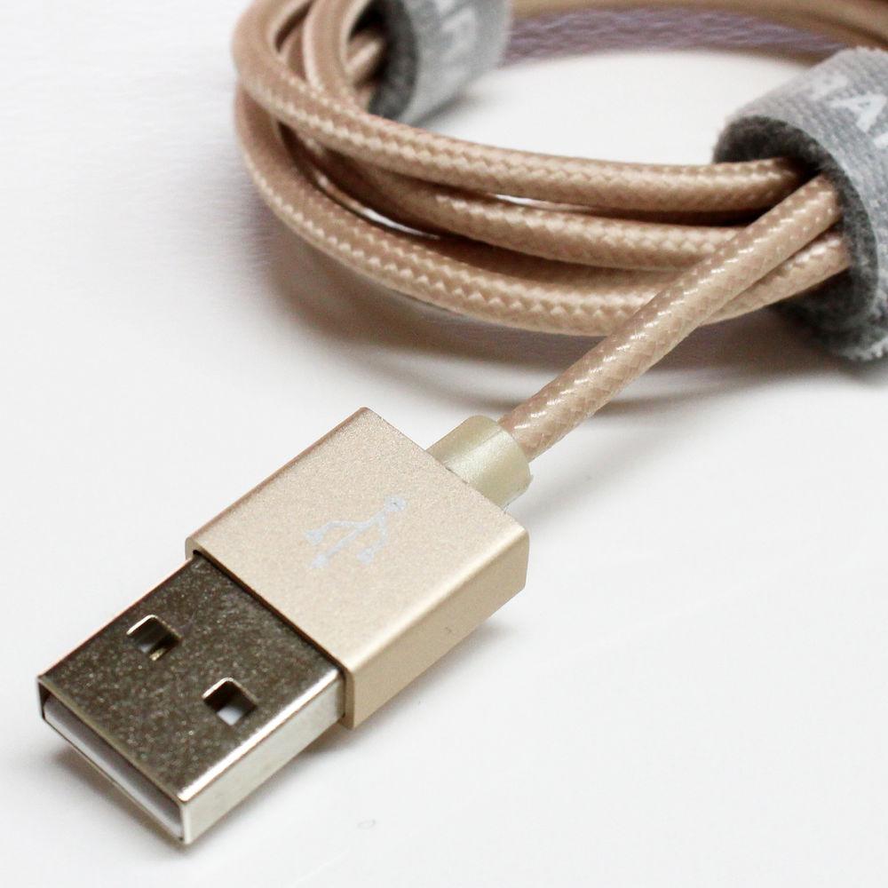 Tera Grand Apple MFi Lightning to USB Braided Cable with Aluminum Housing