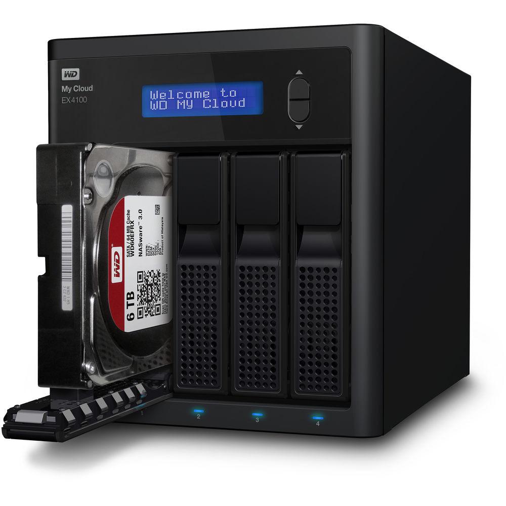 WD My Cloud Expert Series EX4100 8TB 4-Bay NAS Server