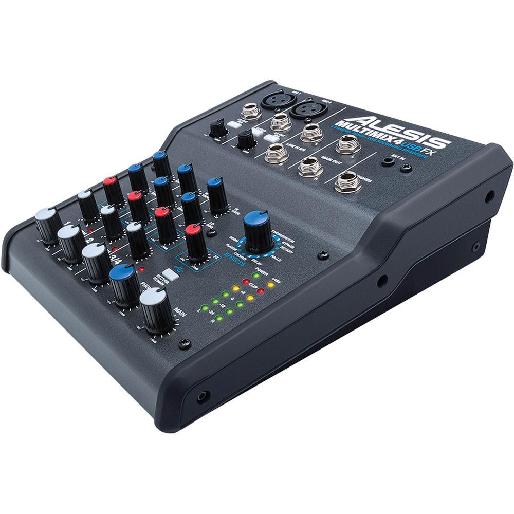 Alesis MultiMix 4 USB FX 4-Channel Mixer and USB Audio Interface