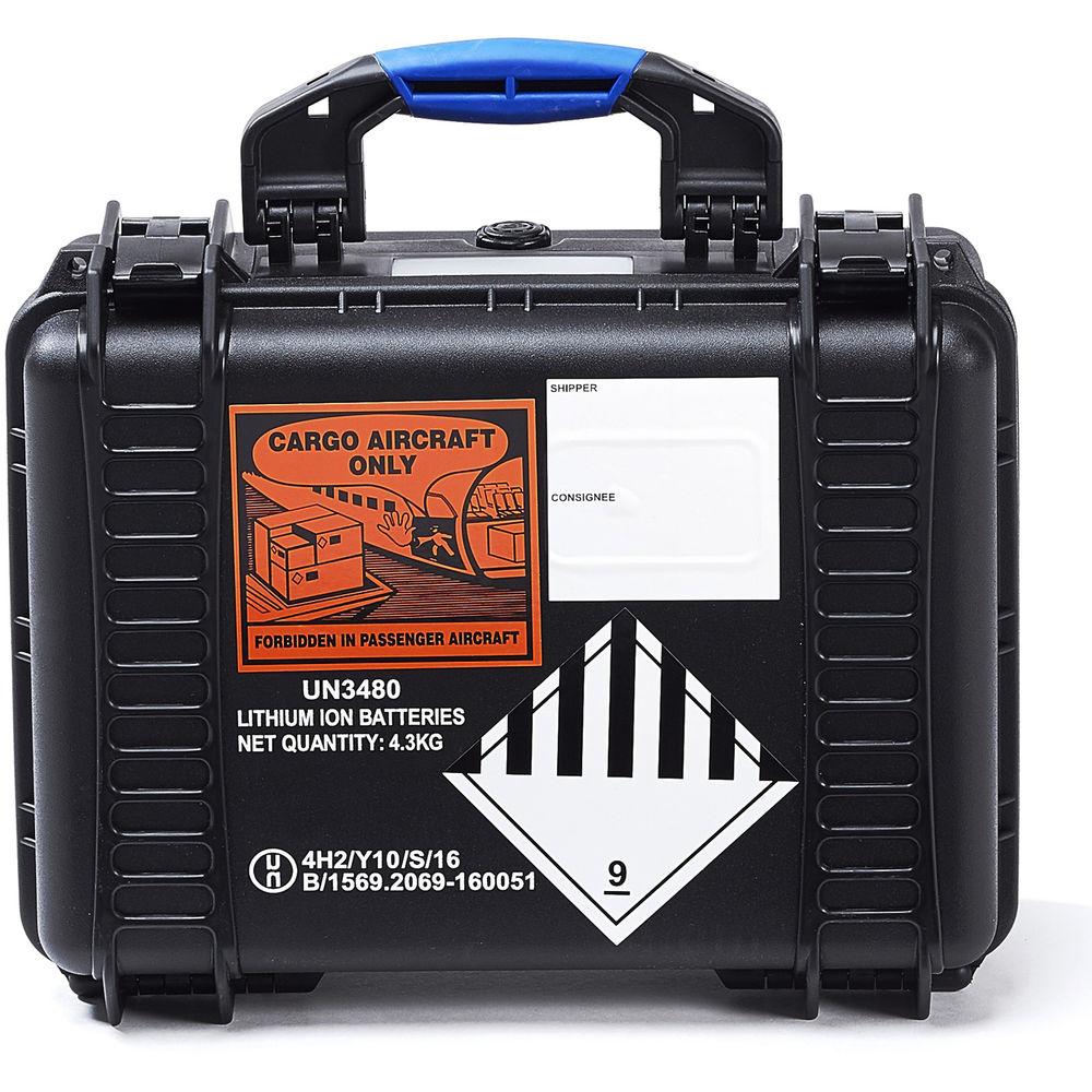 BLUESHAPE BX4 UN Certified Battery Flight Case for Four V-Mount Li-Ion Batteries