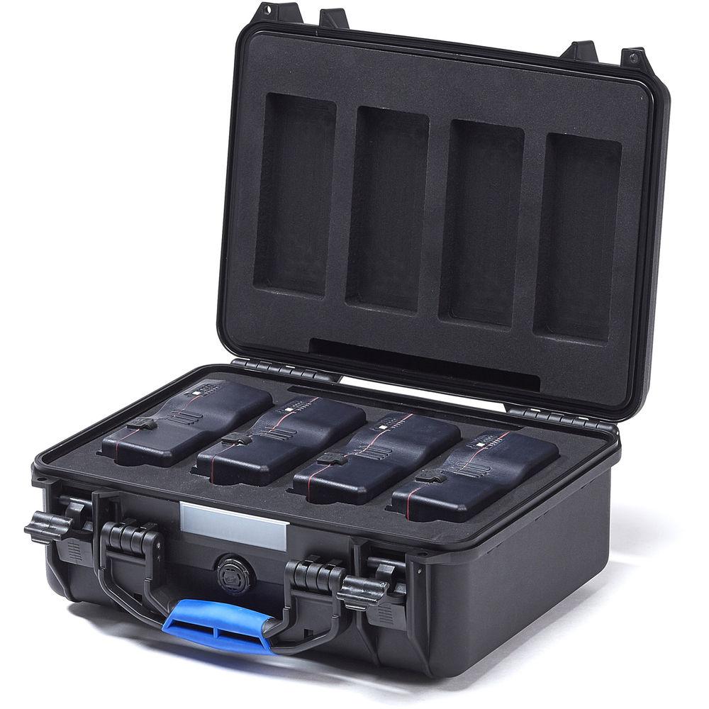 BLUESHAPE BX4 UN Certified Battery Flight Case for Four V-Mount Li-Ion Batteries