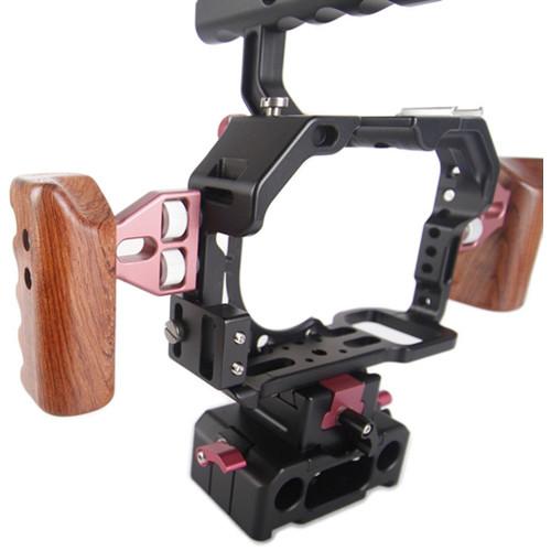 CAME-TV ILCE-7S Cage for Sony a7S with Side Wooden Handles