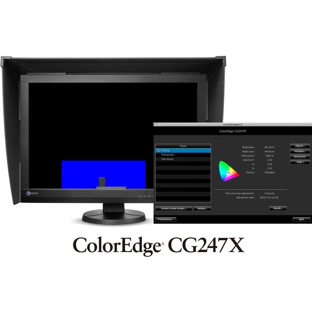Eizo ColorEdge CG247X 24.1" 16:10 Hardware Calibration IPS Monitor