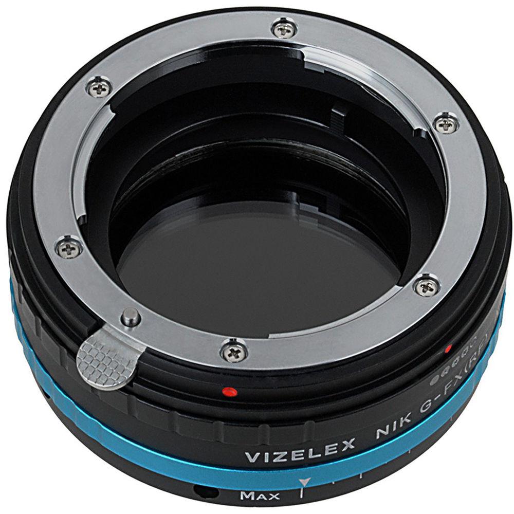 FotodioX Nikon F Lens to Fujifilm X-Mount Camera Vizelex ND Throttle Adapter