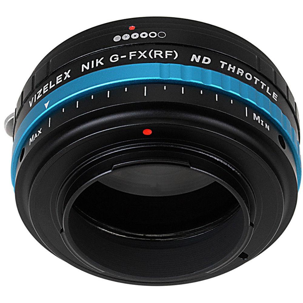 FotodioX Nikon F Lens to Fujifilm X-Mount Camera Vizelex ND Throttle Adapter