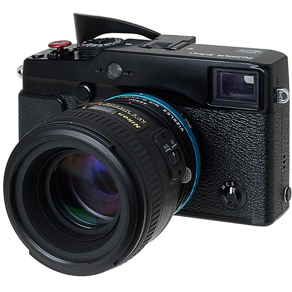 FotodioX Nikon F Lens to Fujifilm X-Mount Camera Vizelex ND Throttle Adapter