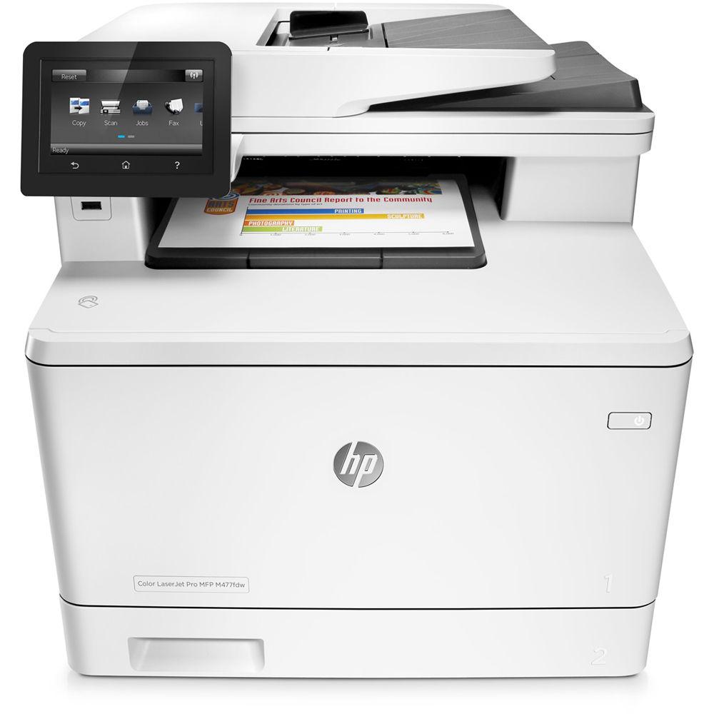 HP Color LaserJet Pro M477fdw All-in-One Laser Printer