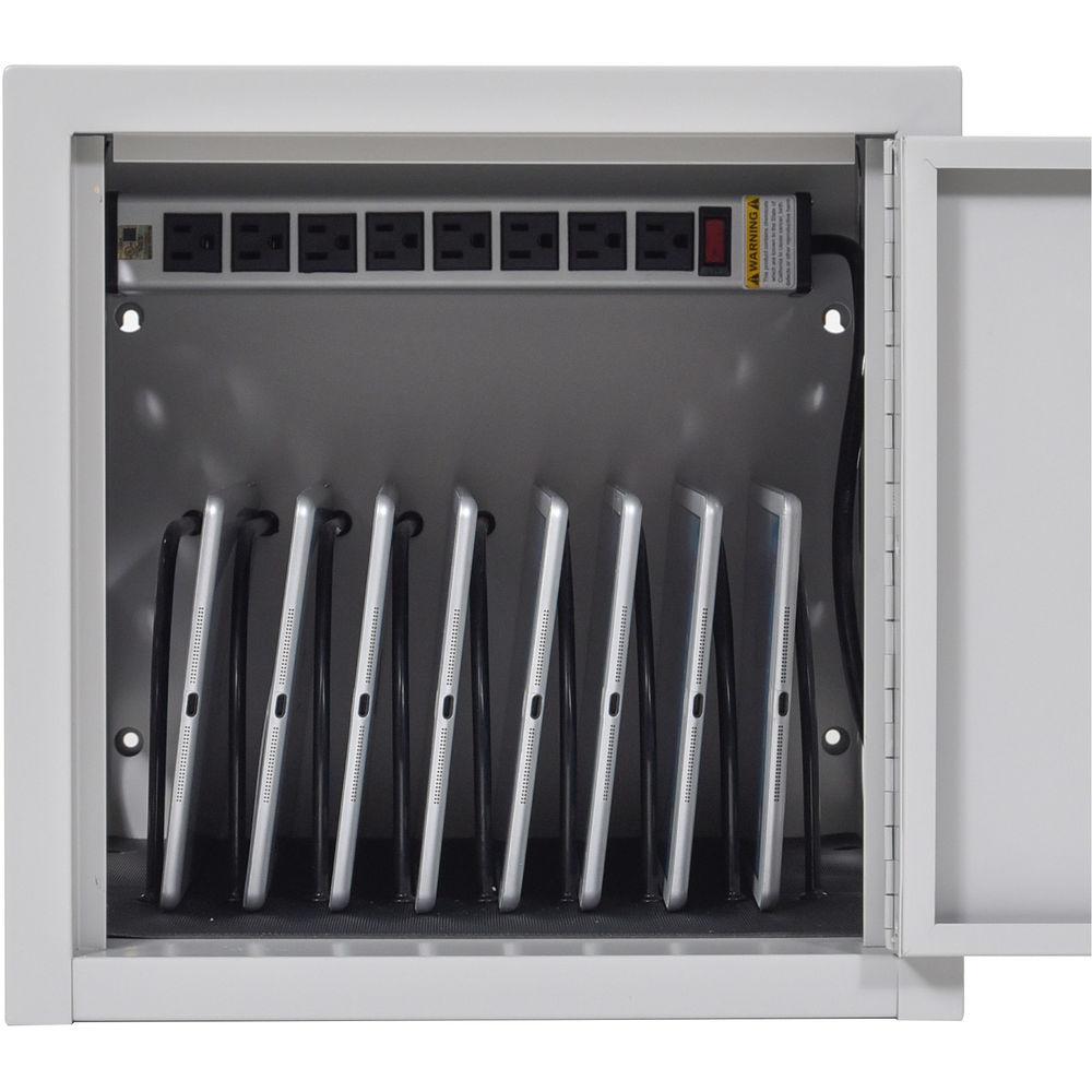 Luxor 8-Tablet Wall Desk Charging Box
