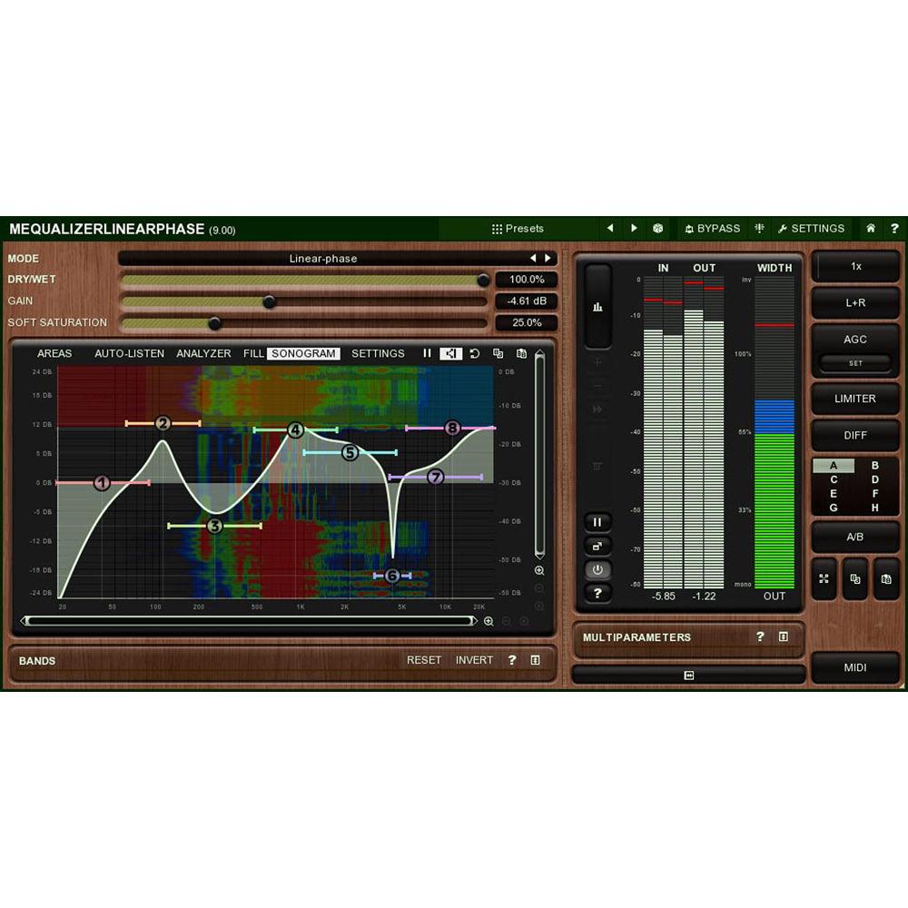 MeldaProduction MEqualizerLinearPhase - Linear Phase EQ Plug-In