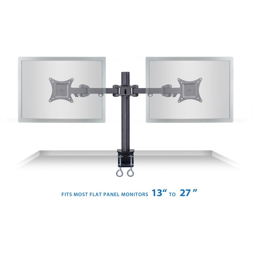 Mount-It! Dual-Arm Articulating Computer Monitor Desk Mount