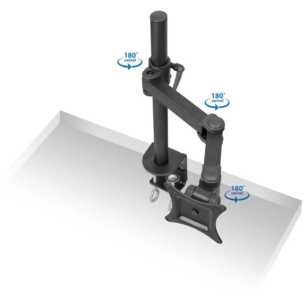 Mount-It! Single-Arm Articulating Computer Monitor Desk Mount
