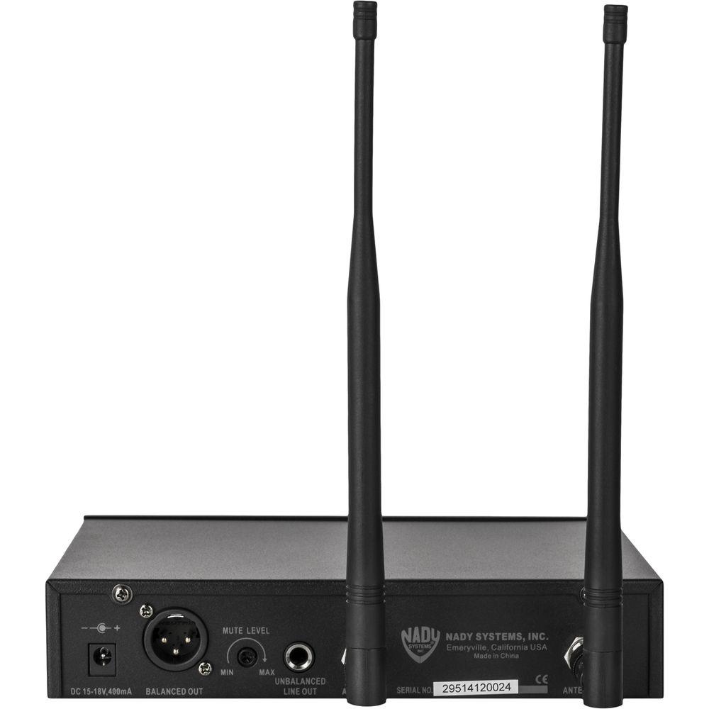 Nady W-1KU Single UHF Receiver Wireless System with an HM-10 Head-Worn Microphone