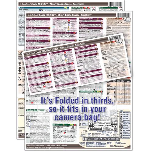 PhotoBert Cheat Sheet for Canon EOS 5DS 5DS R DSLR Camera