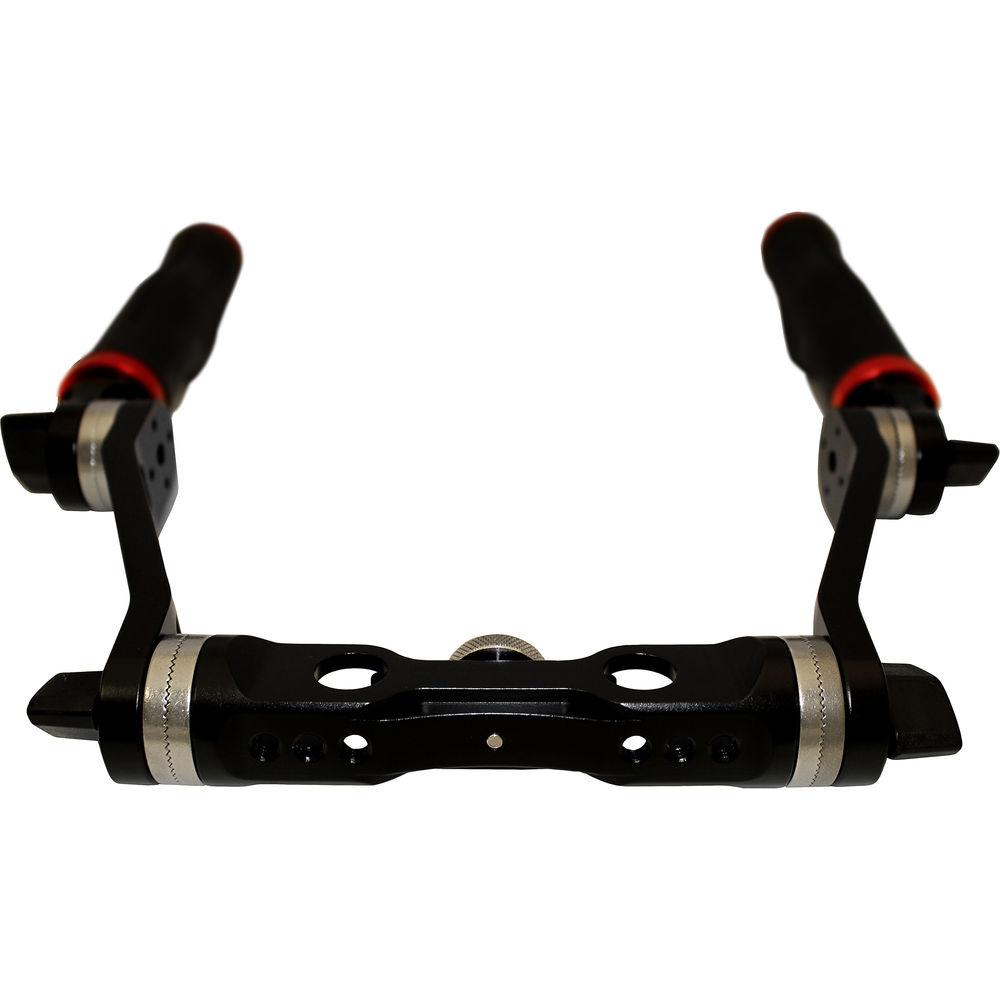 Pyro AV Sturdy Grip Rubber Handles with 360 Degree Rotation for 15mm Systems