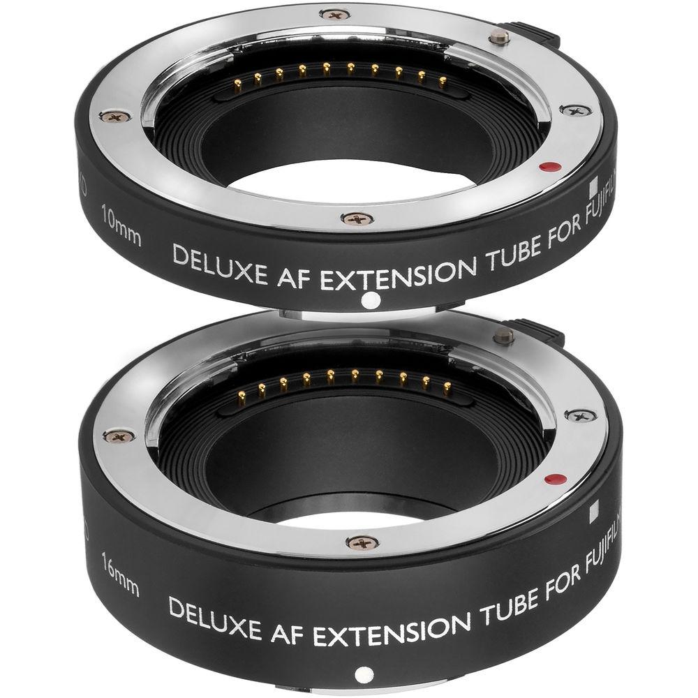 Vello Deluxe Auto Focus Extension Tube Set for Fujifilm X Mount