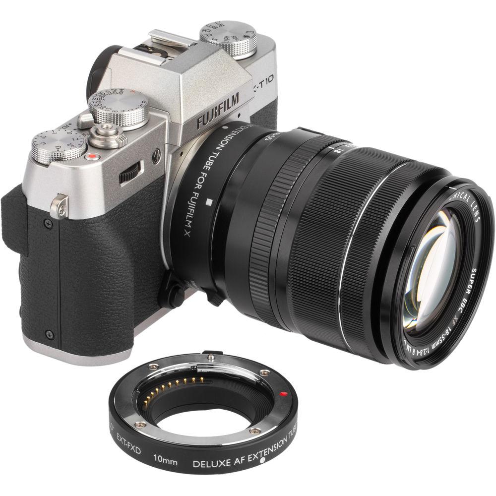 Vello Deluxe Auto Focus Extension Tube Set for Fujifilm X Mount