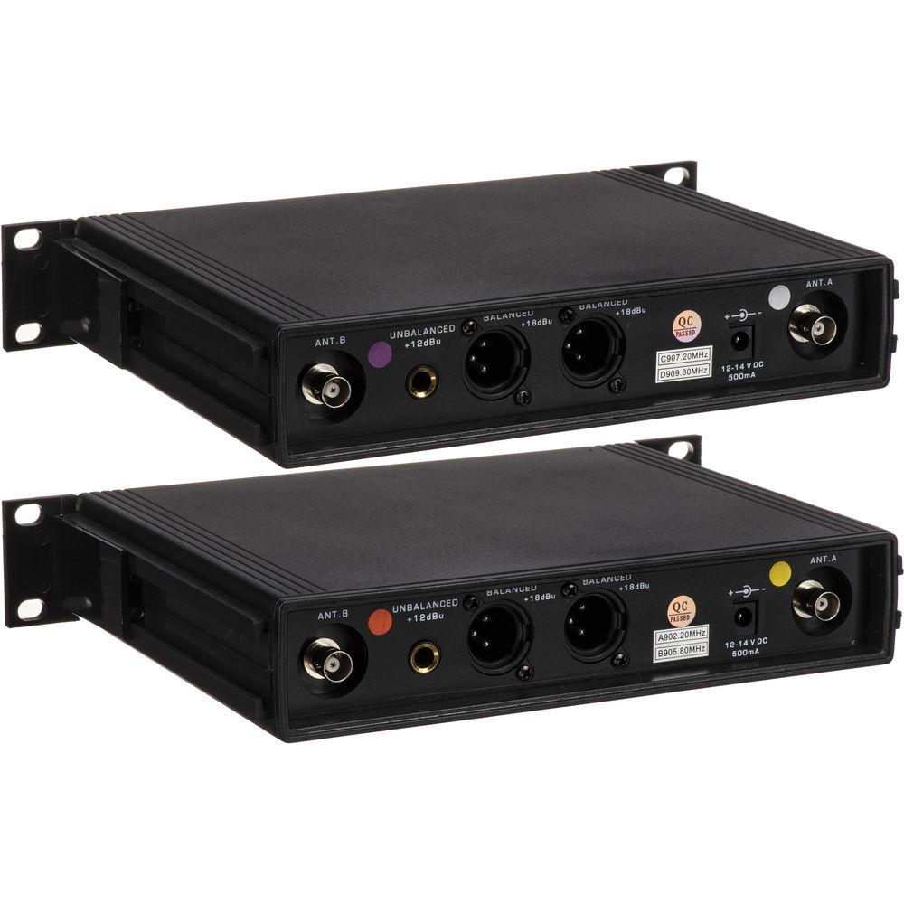 VocoPro UDH-CHOIR-4 UHF Handheld Wireless Microphone Package