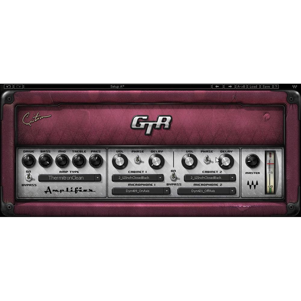 Waves GTR Solo - Guitar Amps, Stomp Boxes, Tuner Plug-Ins Bundle